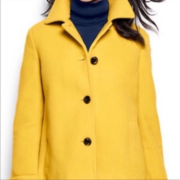 Lands' End Jackets & Blazers - NWT Lands End Amber Luxe Wool Swing Coat Size 14